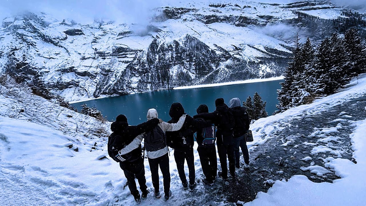 DIRECTION LE LAC d'OESCHINEN!!!