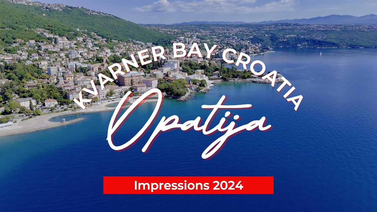 Opatija in 4K: A Breathtaking Journey Along the Croatian Coast #uhd #croatia