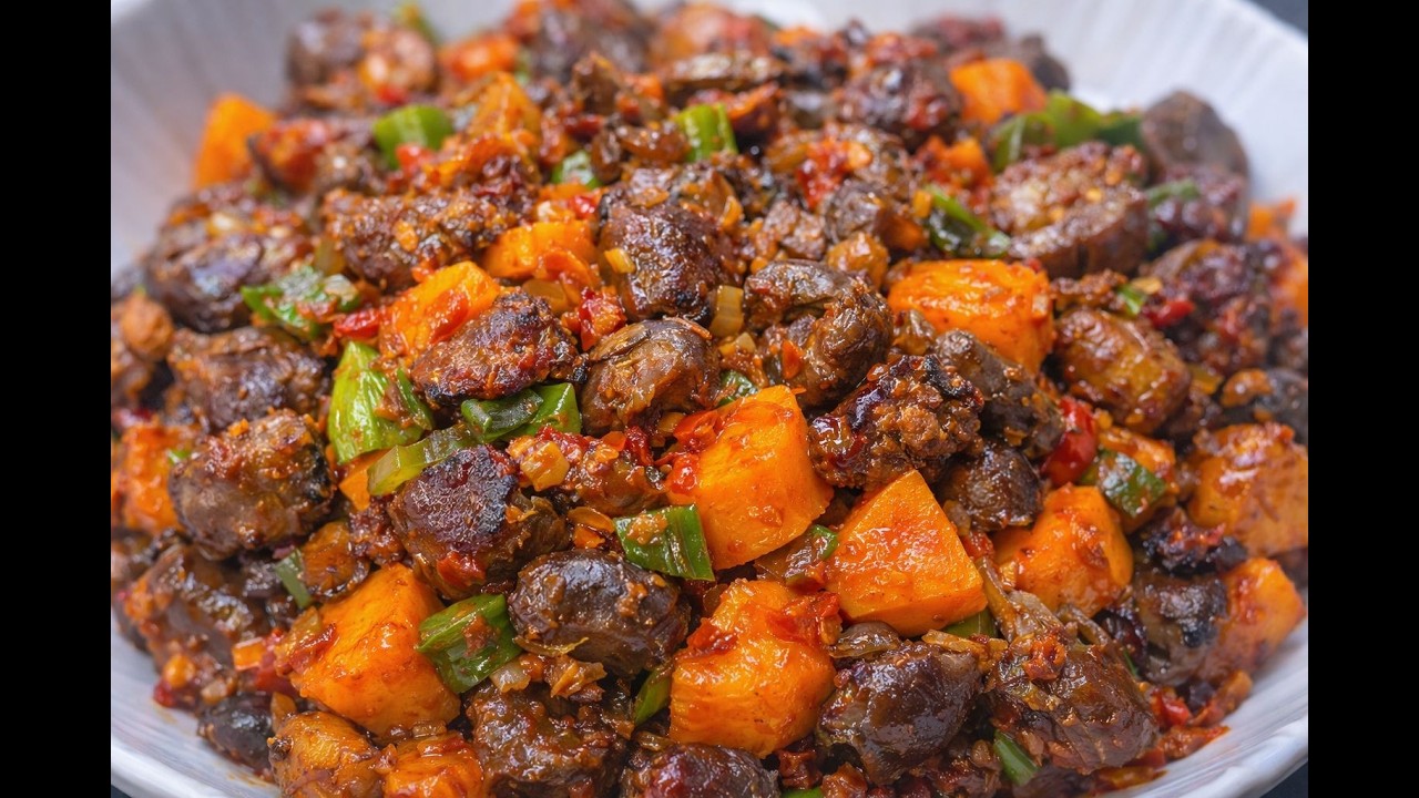 Easy Gizdodo Recipe | Irresistible Chicken Gizzard & Fried Plantain!