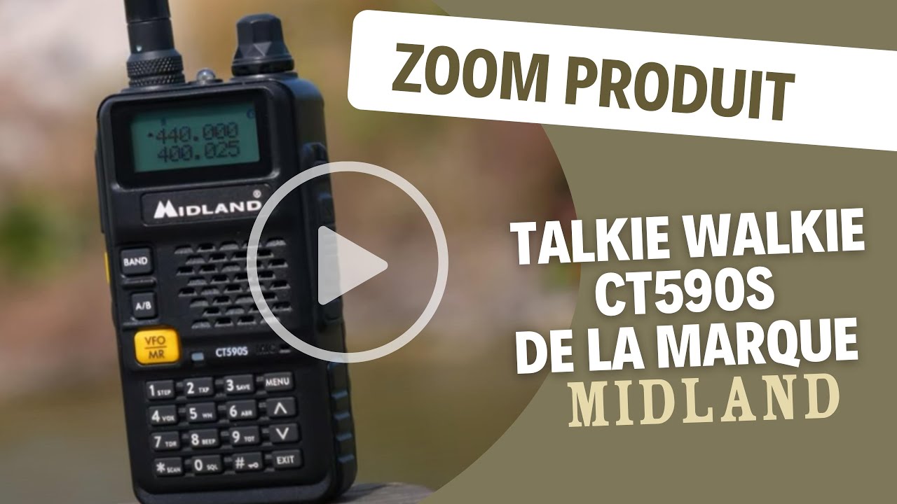 Connaissez-vous le Talkie CT590S de la marque Midland ?