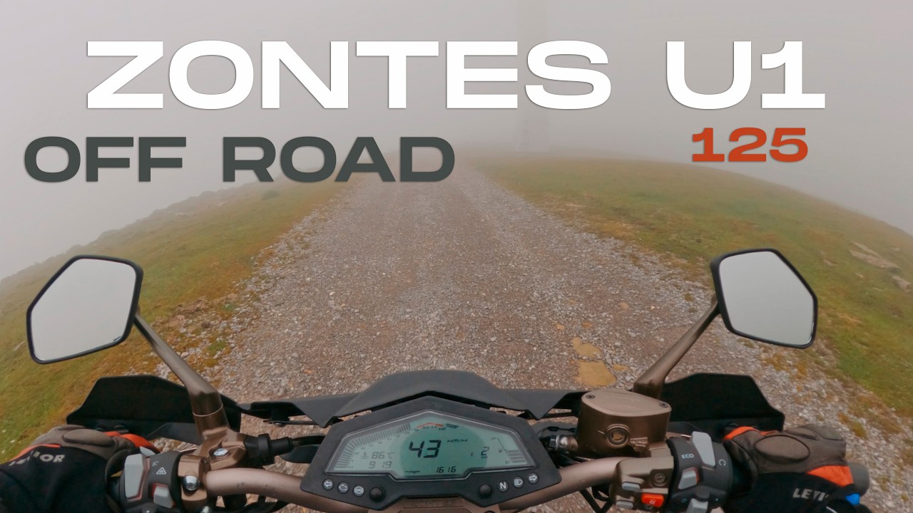 ZONTES U1 125 - POV Subida a Oiz Off Road 4K