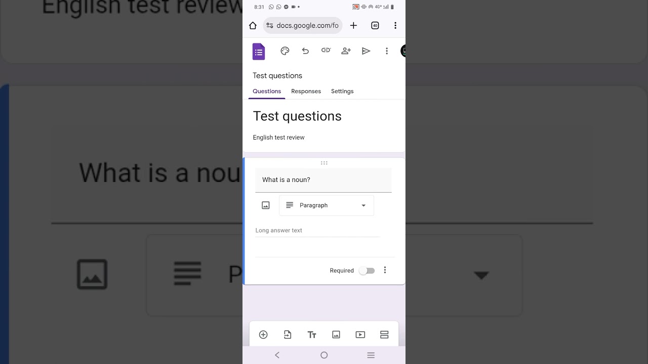How to create a Google Form on your phone in a minute