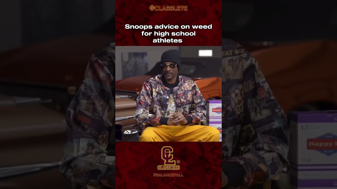 Snoop&rsquo;s advice to athletes on weed