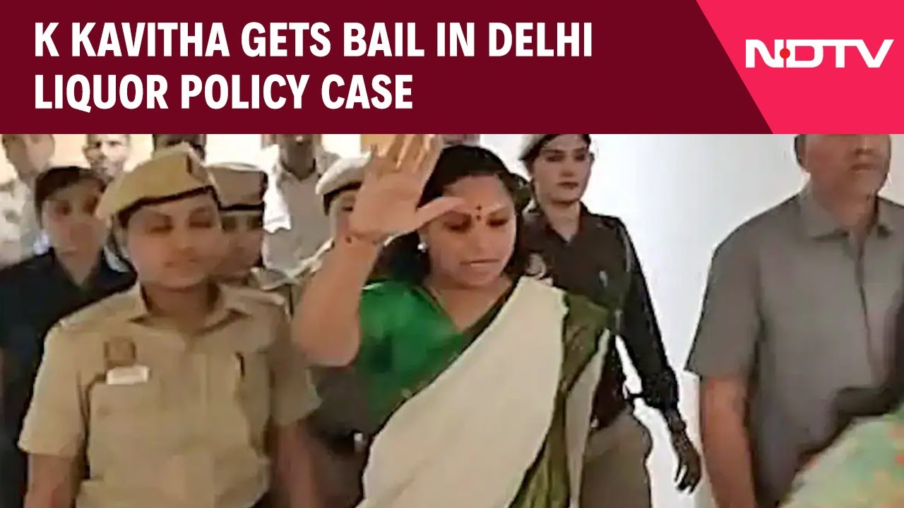 K Kavitha Bail | BRS Leader K Kavitha Gets Bail From Top Court In Delhi Liquor Policy Case