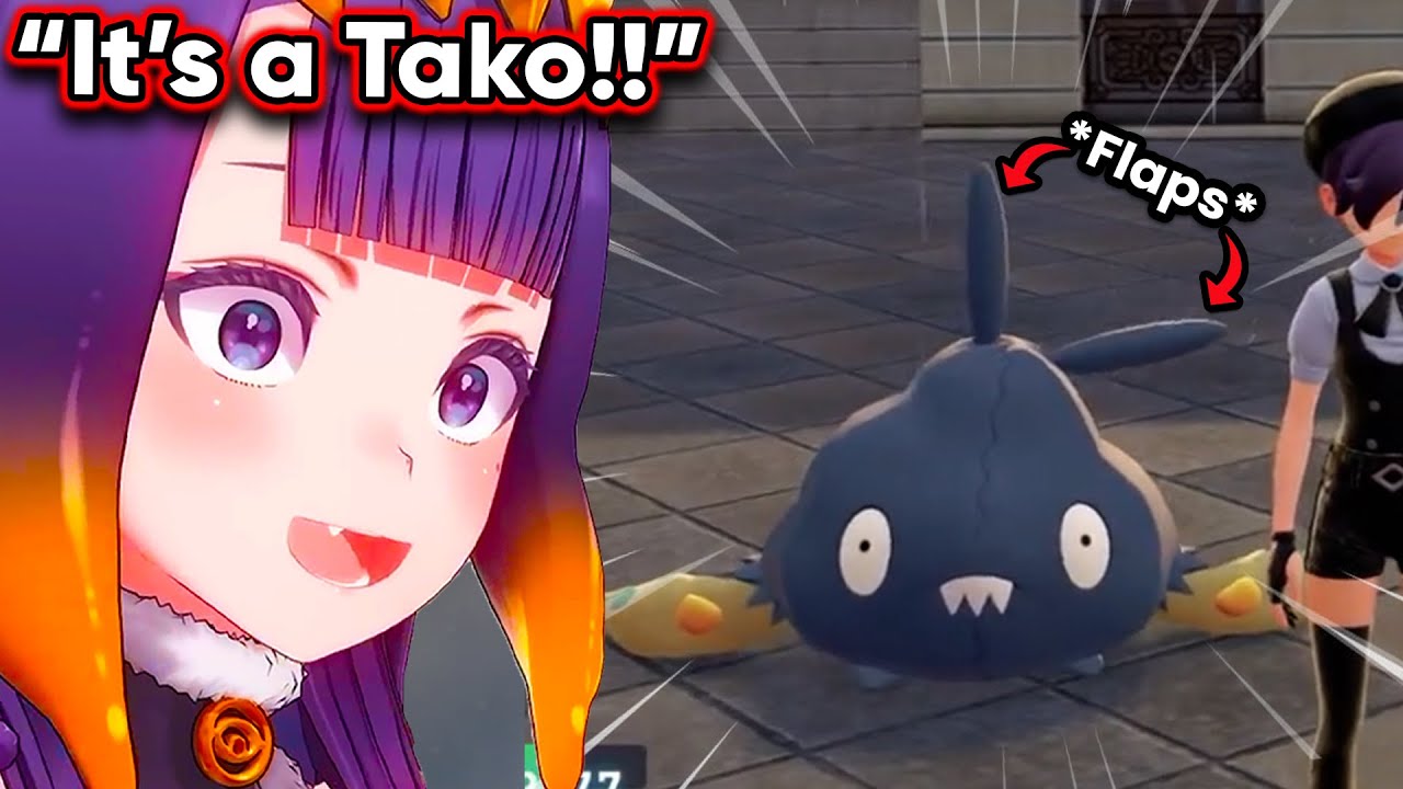 Ina finally got a shiny Takodachi in Pokémon LEGENDS Z-A