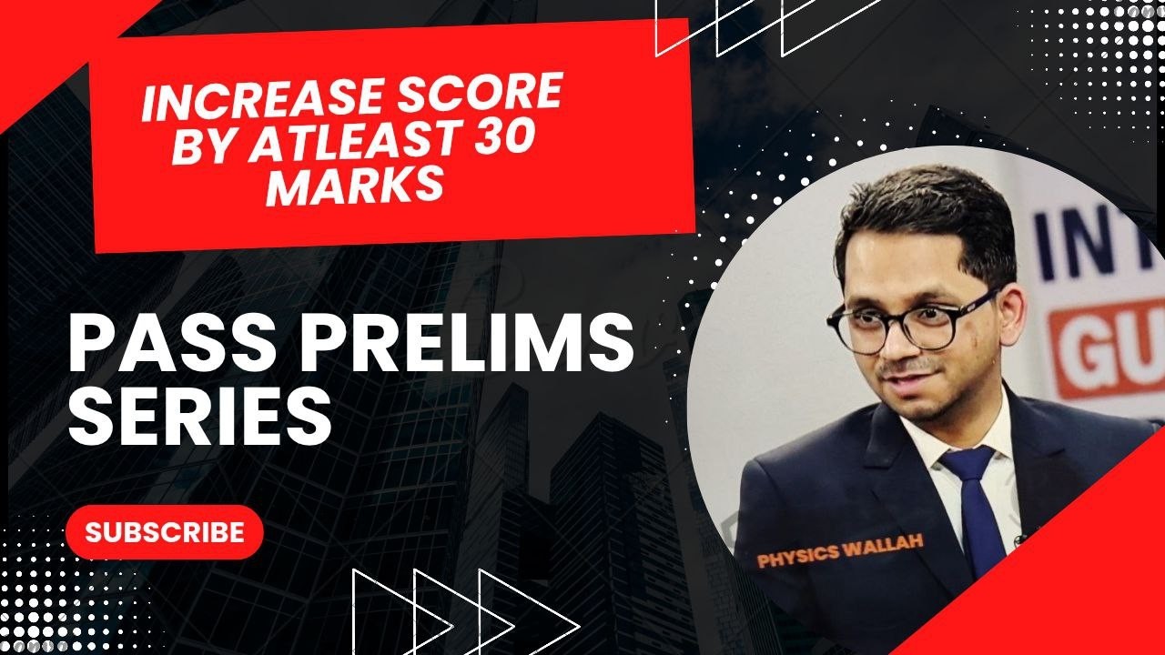 Lecture 14 PASS PRELIMS (Part 1 2024) #upscprelims #prelims