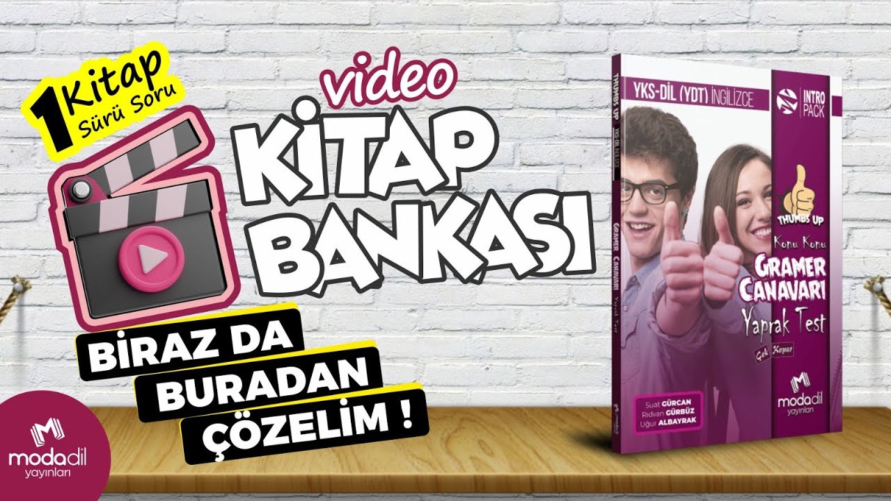 2024 YKS-DİL Video Kitap Bankası - Gramer Canavarı Soru Bankası