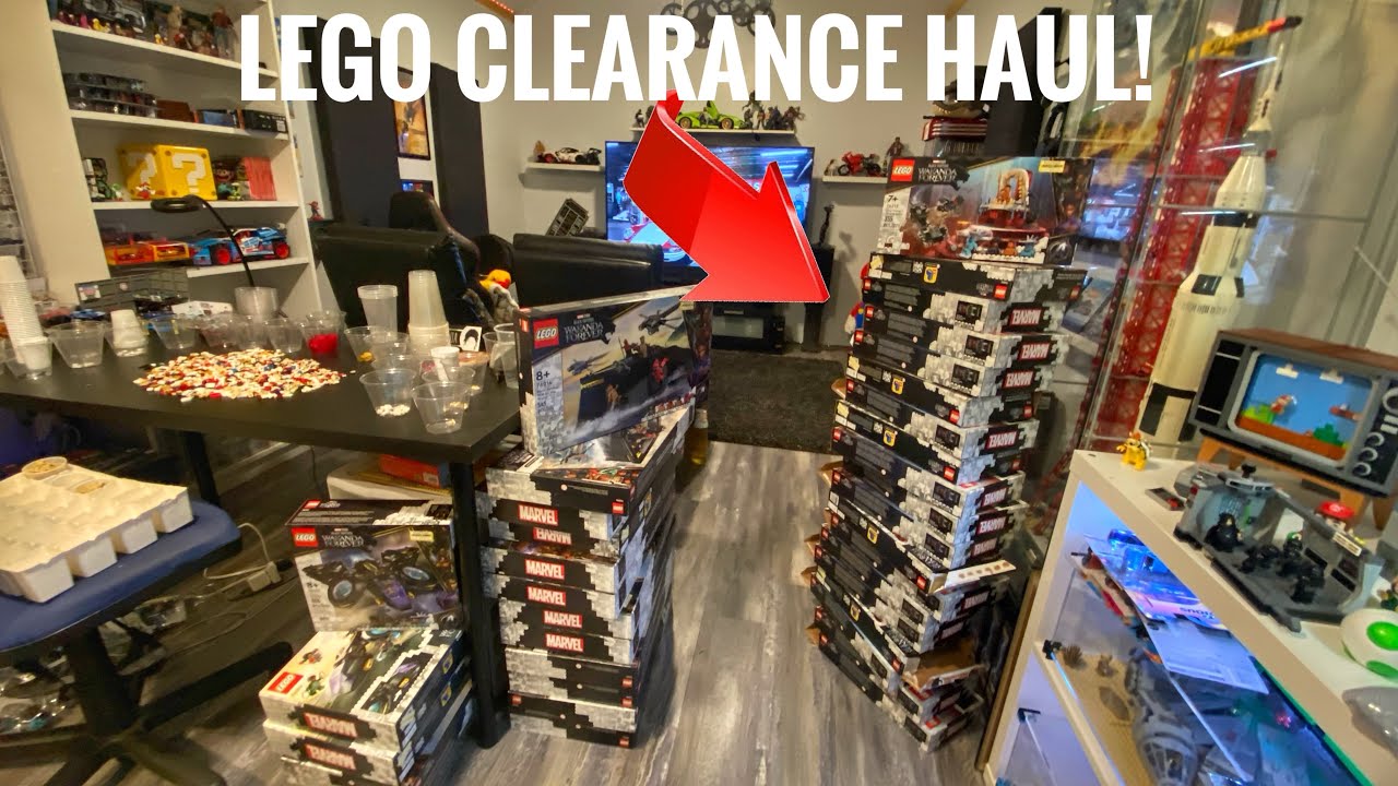Lego clearance and Mancave Update