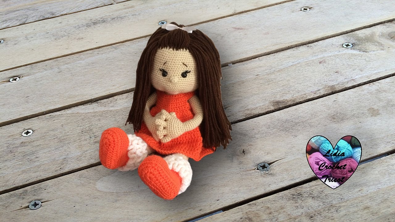 Poupée Paula Amigurumi crochet 1/2 / Paula doll crochet (English subtitles)