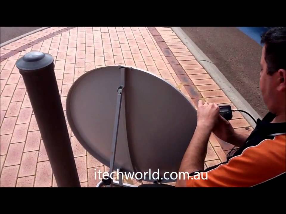 How to set up an itechworld VAST portable 85cm satellite system in less than 2 minutes