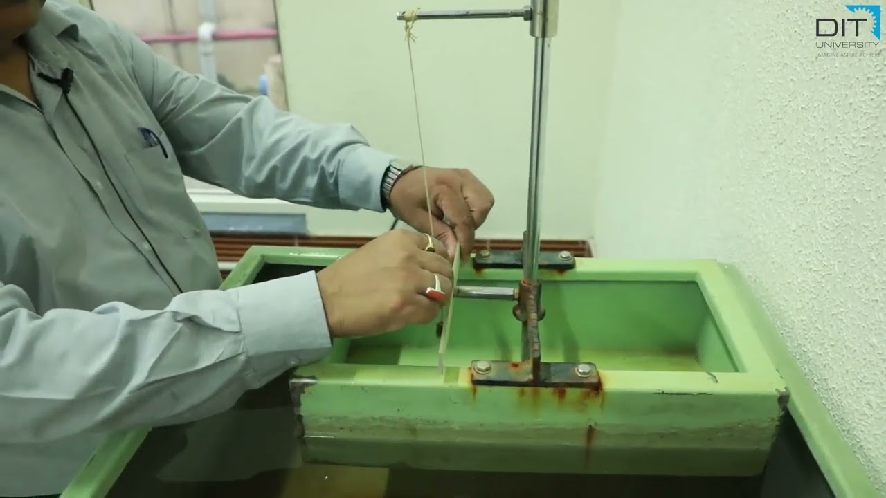 Determination of Metacentric Height | Fluid Mechanics Lab