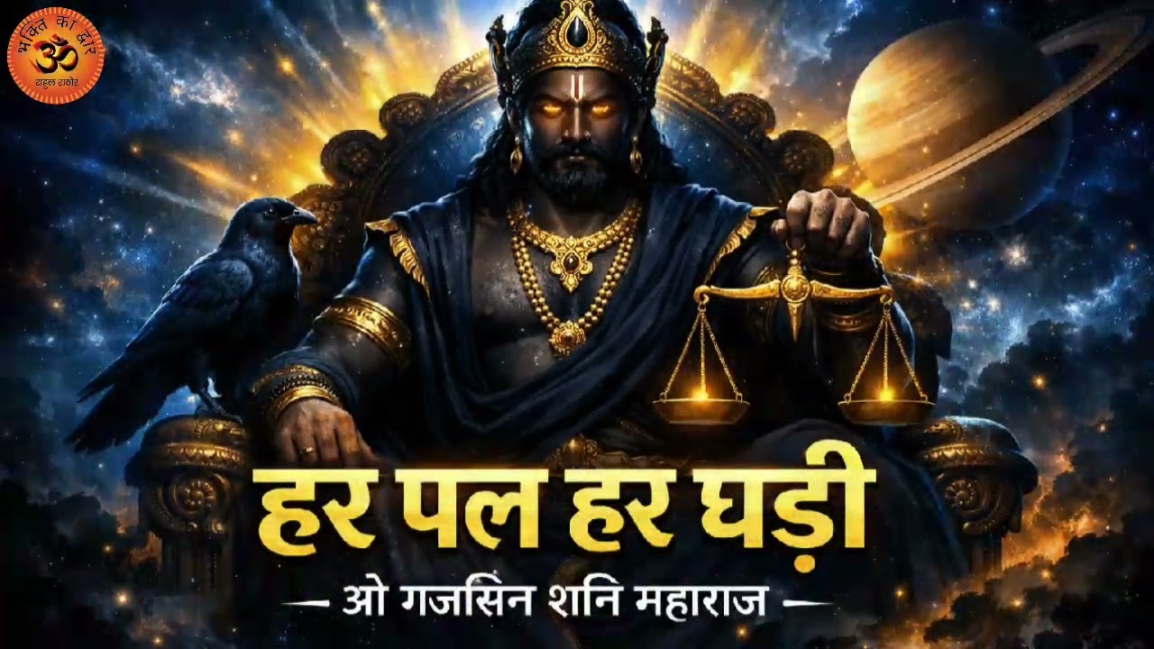 हर पल हर घड़ी | शनि महाराज भजन | Gajsin Shani Maharaj Bhajan | Dadu Shani Song
