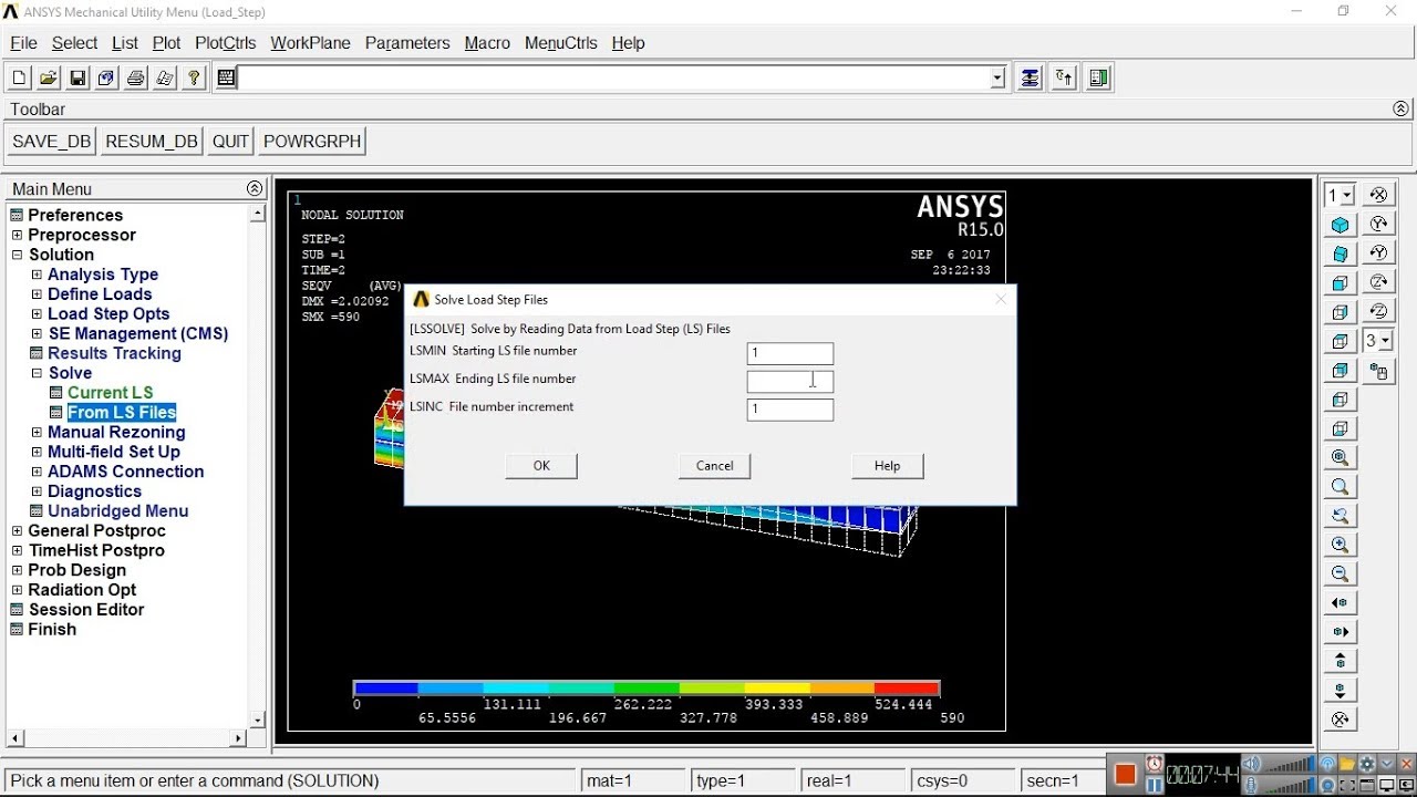 Ansys Tutorial | ansys apdl | Load Step