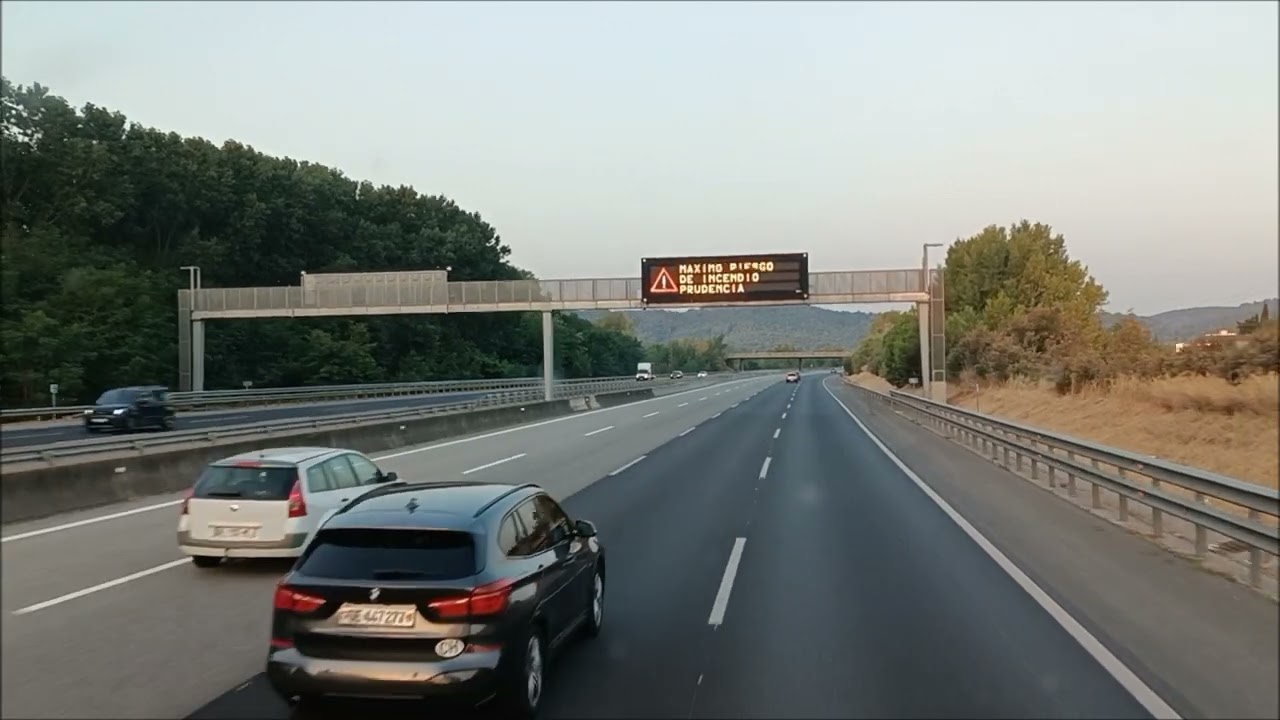 SPAIN, AP7, direction BARCELONA