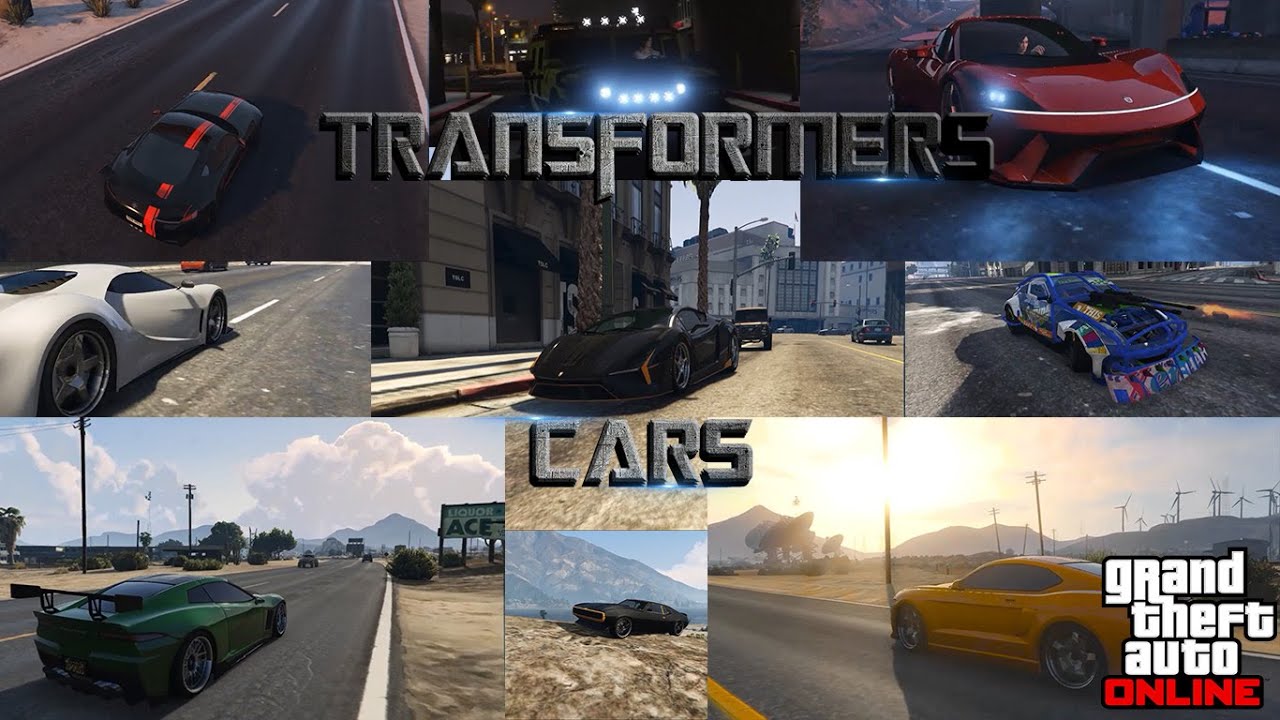 Transformers Cars in GTA Online - Bayverse Autobots Cars