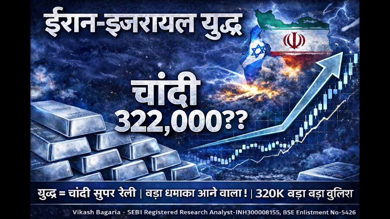 ईरान-इजरायल युद्ध चांदी 3,22,000??