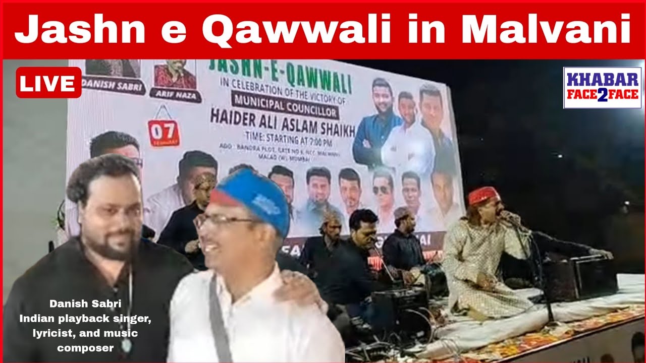 Khabar Face2face is live: Jashn e Qawwali in Malvani |  Singer, and Music composer Danish Sabri
