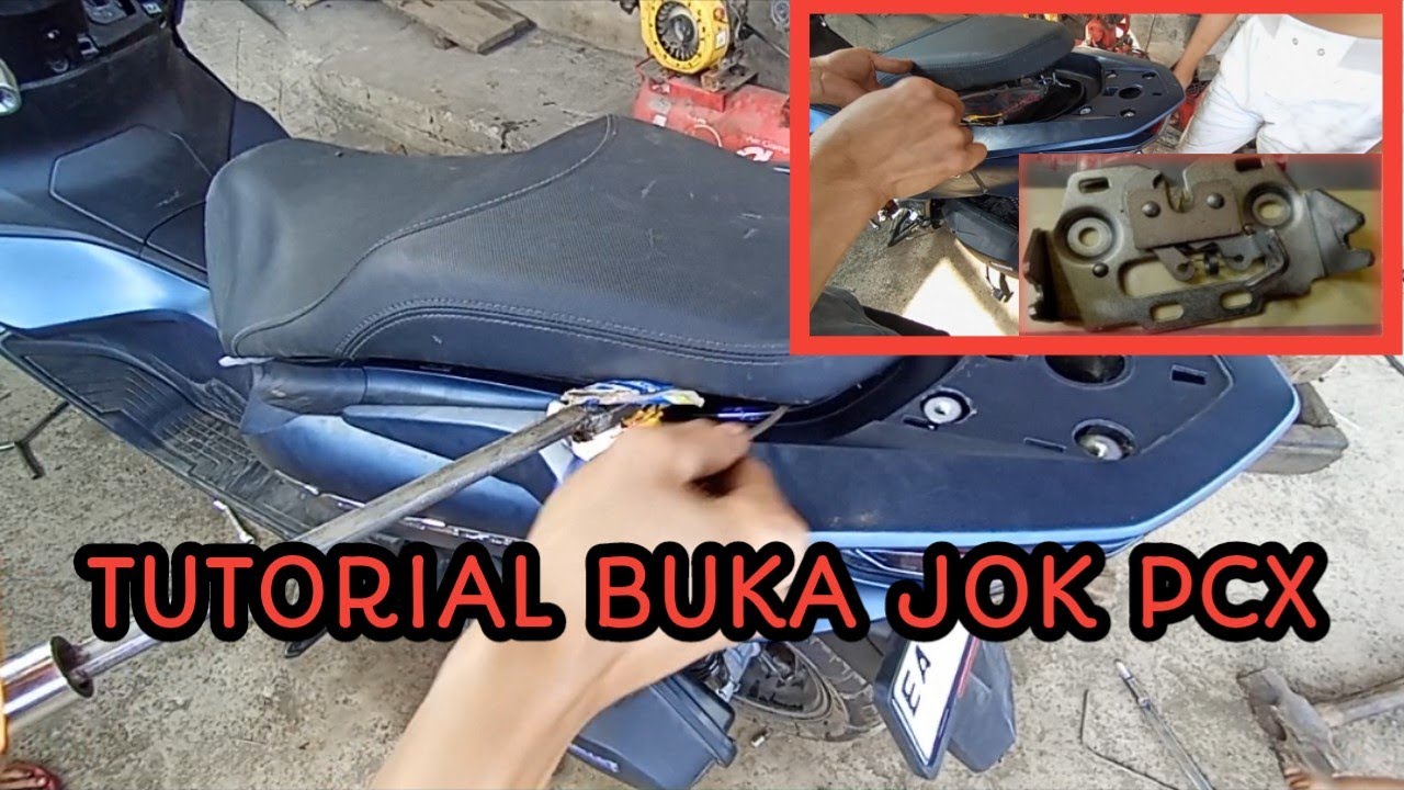 Tutorial membuka jok pcx160 yg tidak bisa terbuka pakek kunci #pcx  #pcx160