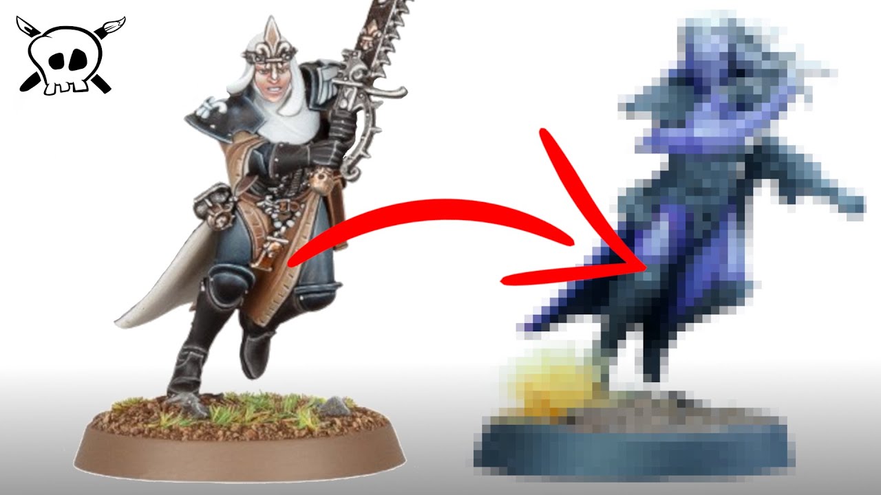 Kitbashing SLAANESH Corrupted Sisters of Battle