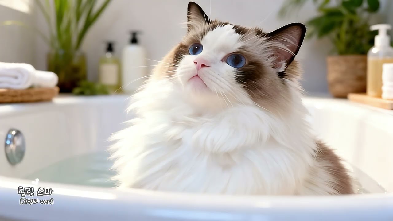 [달리팝] 힐링 스파 _ 고양이 ver | cat MV
