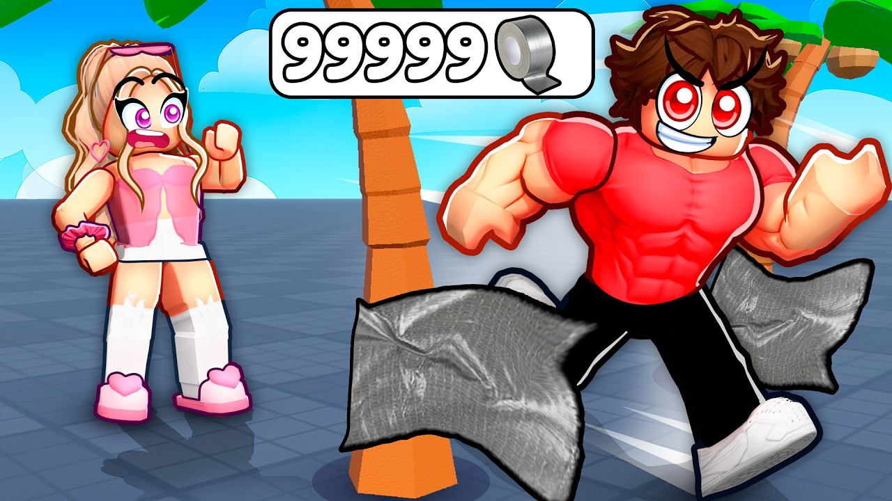 I SMASHED MAX LEVEL TAPE in Roblox Smash Tape Simulator..