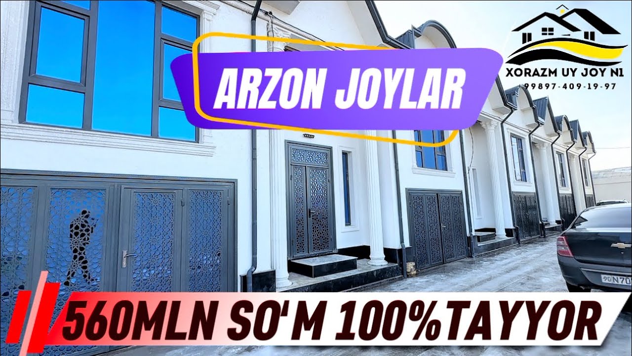 Urganch shaxar chakka arxif orqasida 1-qavatli garajiga ega xovli joy sotiladi narxi 560mln som