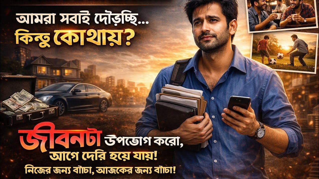 Stop Running! তুমি আসলে কোথায় যাচ্ছ? | Life Changing Bangla Motivational Speech 