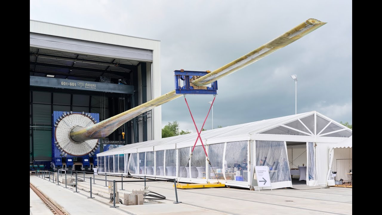 Inauguration 115m+ Rotor Blade Test Rig Fraunhofer IWES