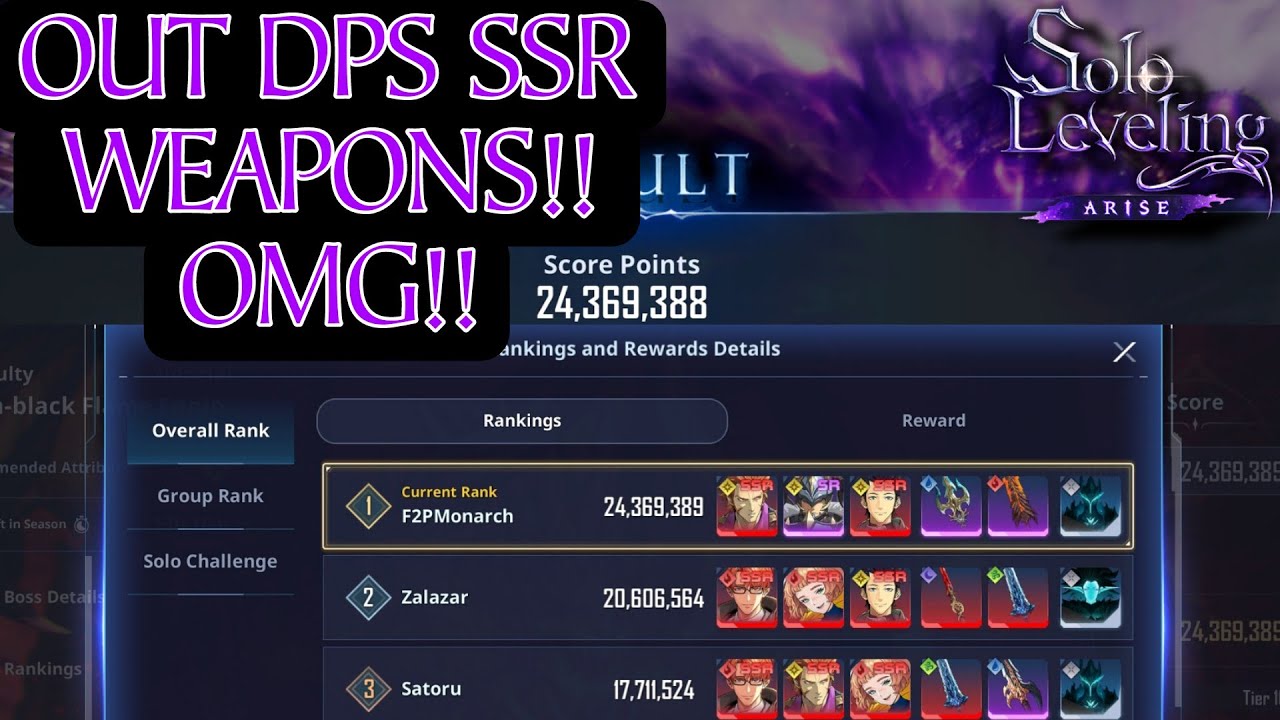 HOW I BECOME RANK 1 ON POWER OF DESTRUCTION  - Solo Leveling Arise