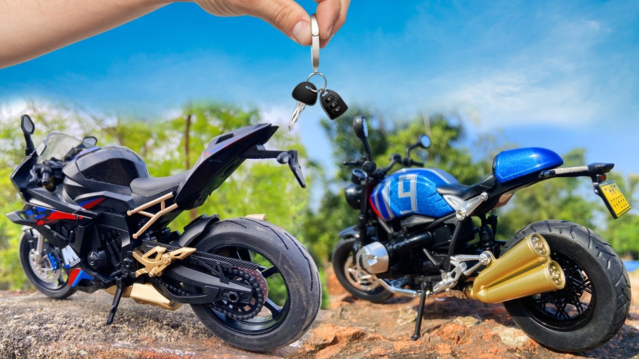 Распаковка модели BMW S 1000 RR | BMW R NineT | Масштаб 1:12 | Коллекционная | Миниатюра 🤩 ⚡