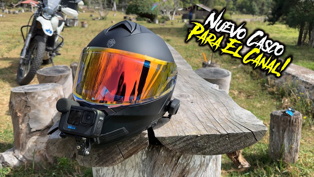 CASCO CON VISION NOCTURNA😮 NUEVO CASCO PARA EL CANAL | THUNDER DE KOV