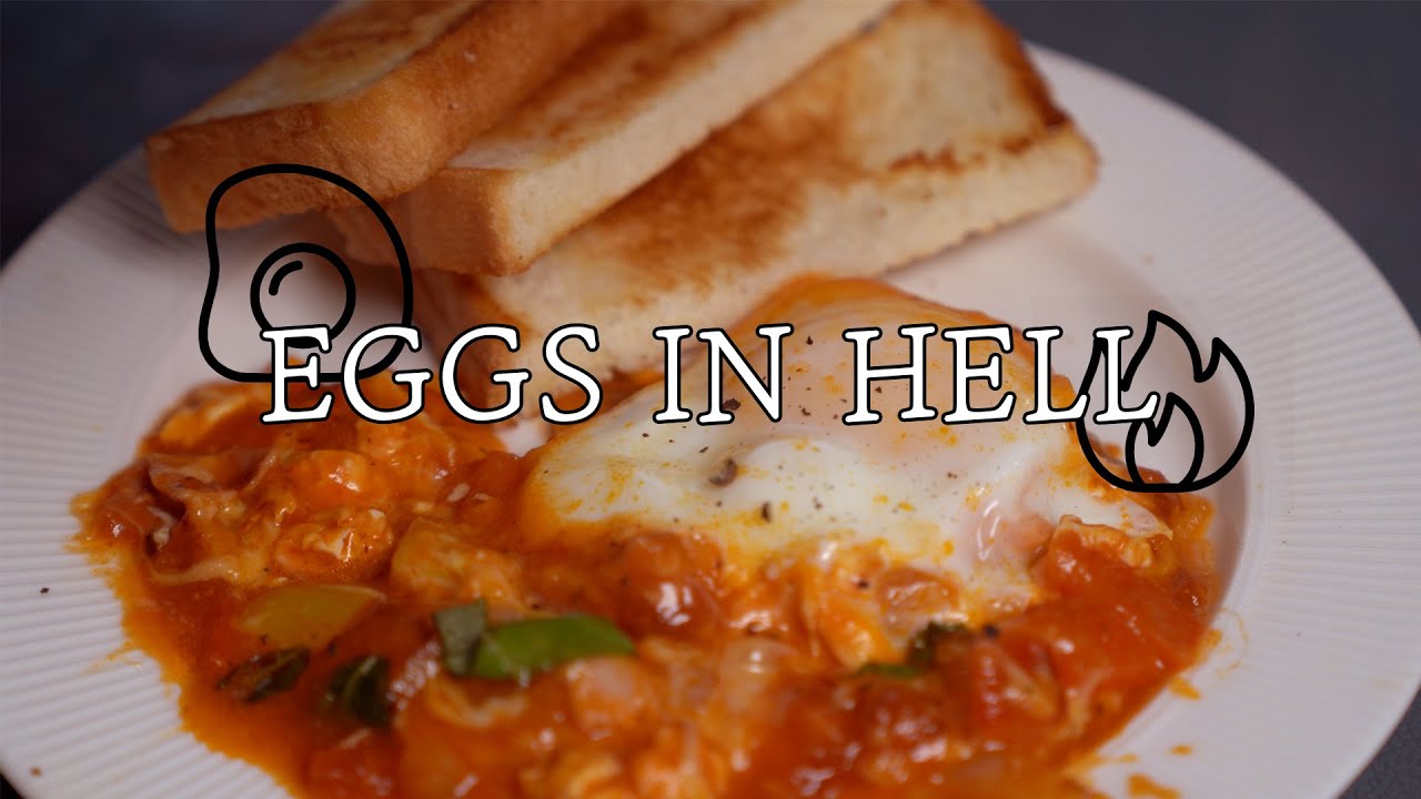 달걀요리/ 에그인헬(샥슈카)만들기 /초간단요리/ 간단브런치🍝  EGGS IN HELL