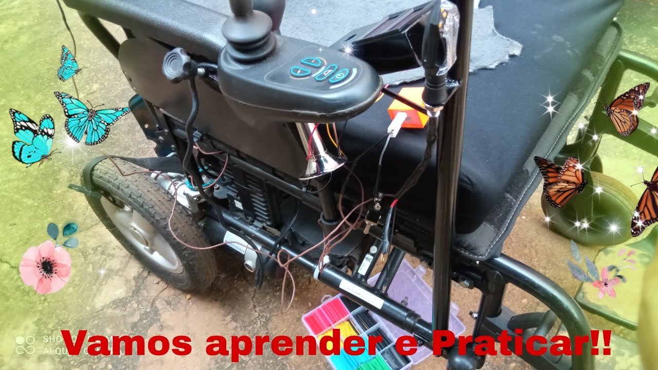 🛠️ Vamos começar colocar os cabos elétricos na cadeira 🪑💺