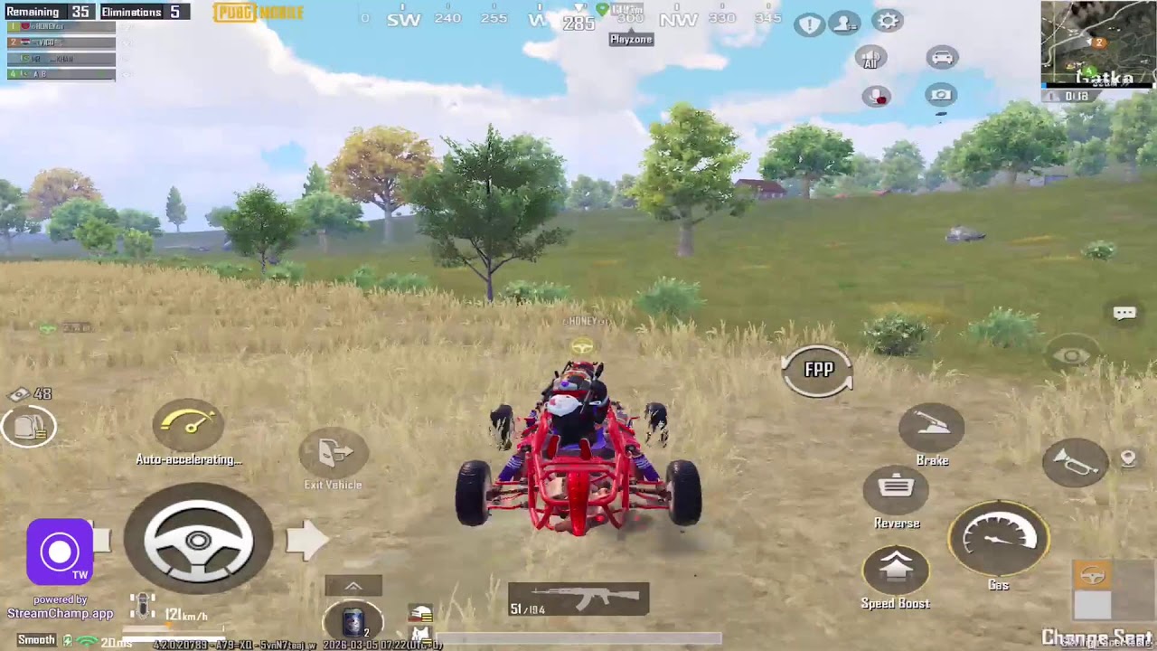 Broadcast powered by StreamChamp