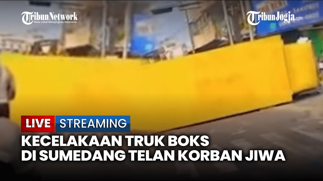 🔴 TAK TERKENDALI LAKA MAUT TRUK BOKS TERGULING DI SUMEDANG, DUA NYAWA MELAYANG