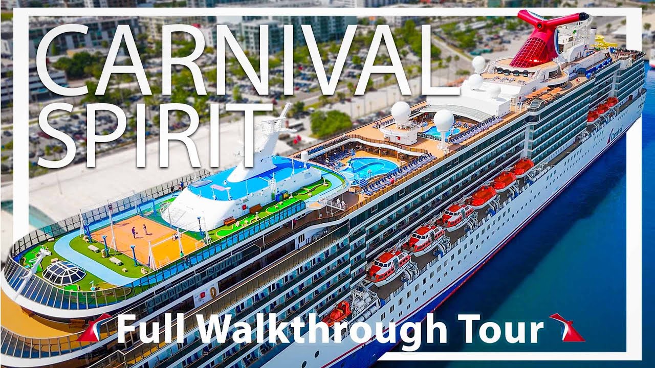 Carnival Spirit | Полное прохождение экскурсии по кораблю | Новое видео 4K 2024 | Полностью отрем...
