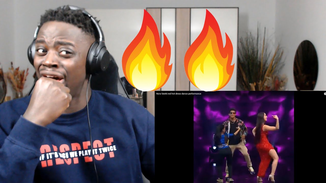 Nora fatehi red hot dress dance performance | REACTION!!!