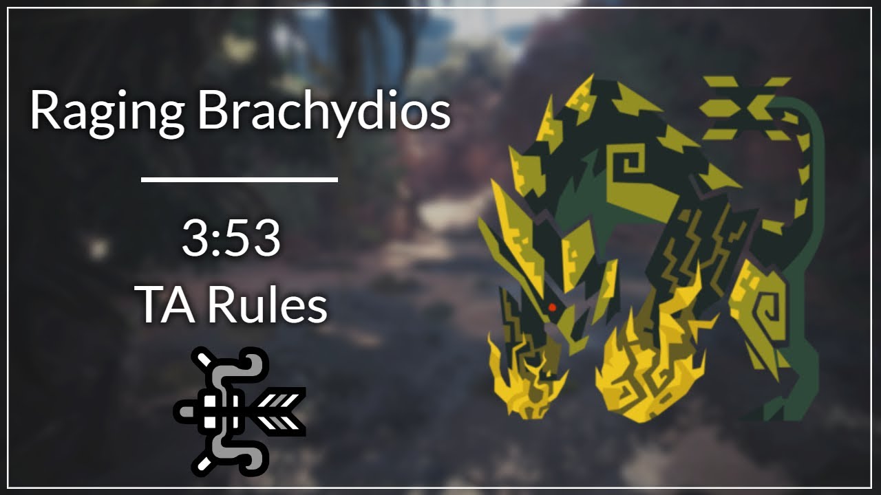 [MHWI PC] Raging Brachydios - Bow 3:53 (TA rules)
