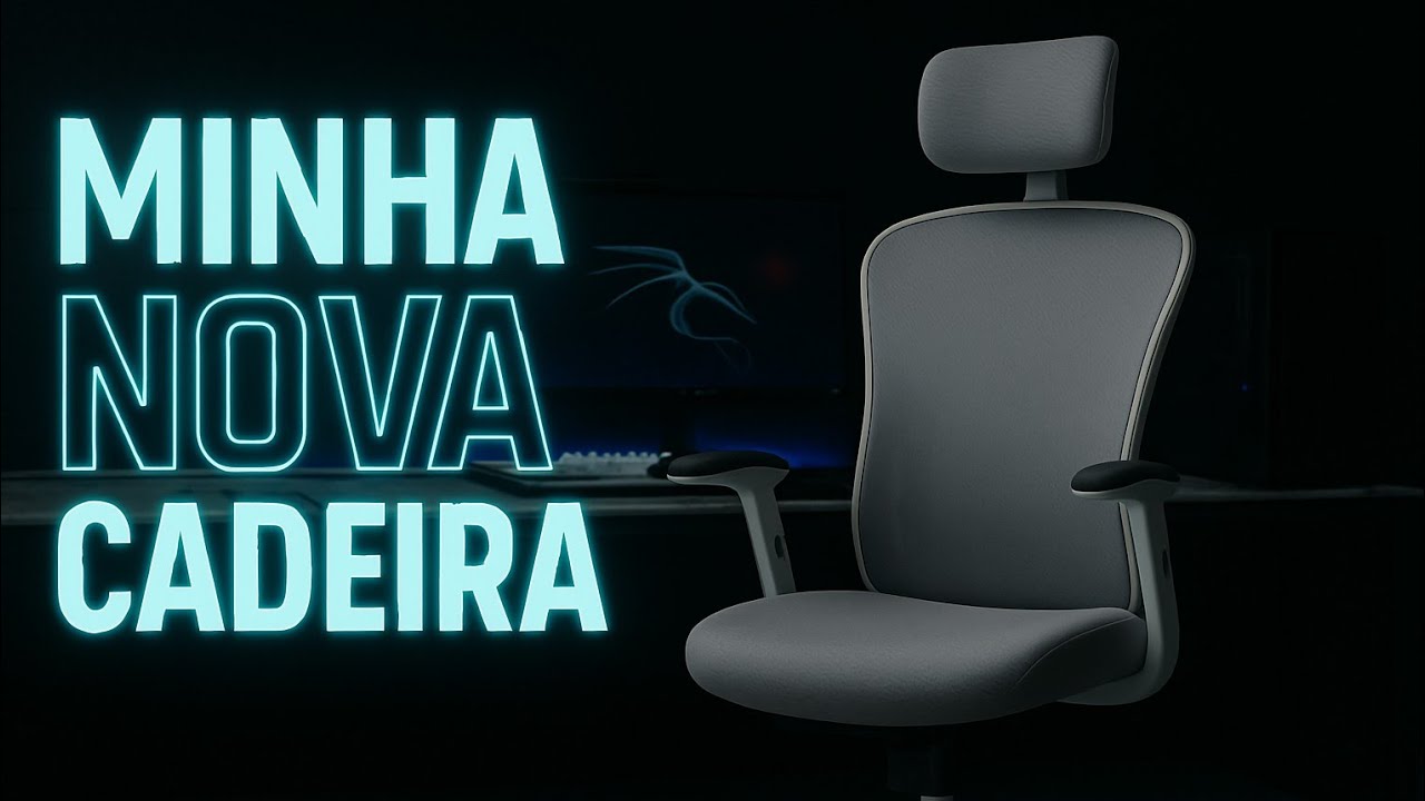 Minha Nova Cadeira de Escritório ( Melhor que Cadeira Gamer ?! )