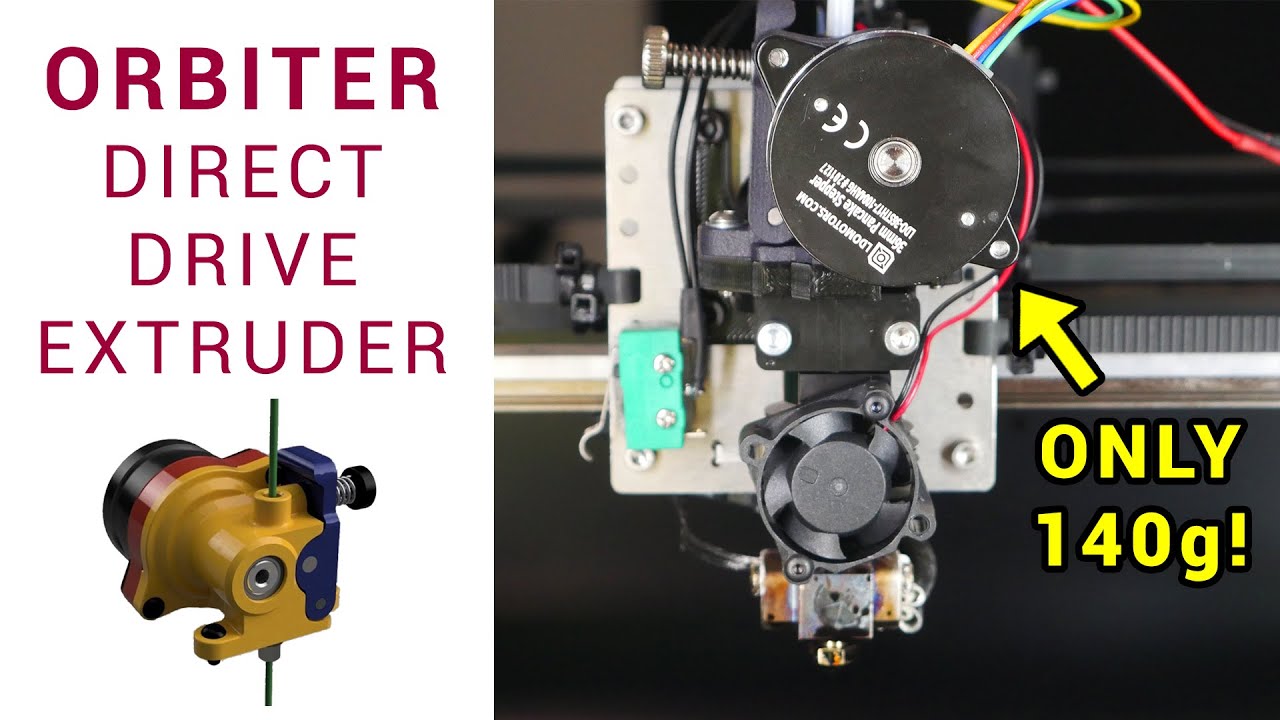 Orbiter - Super light weight direct drive extruder on Seckit SK-GO