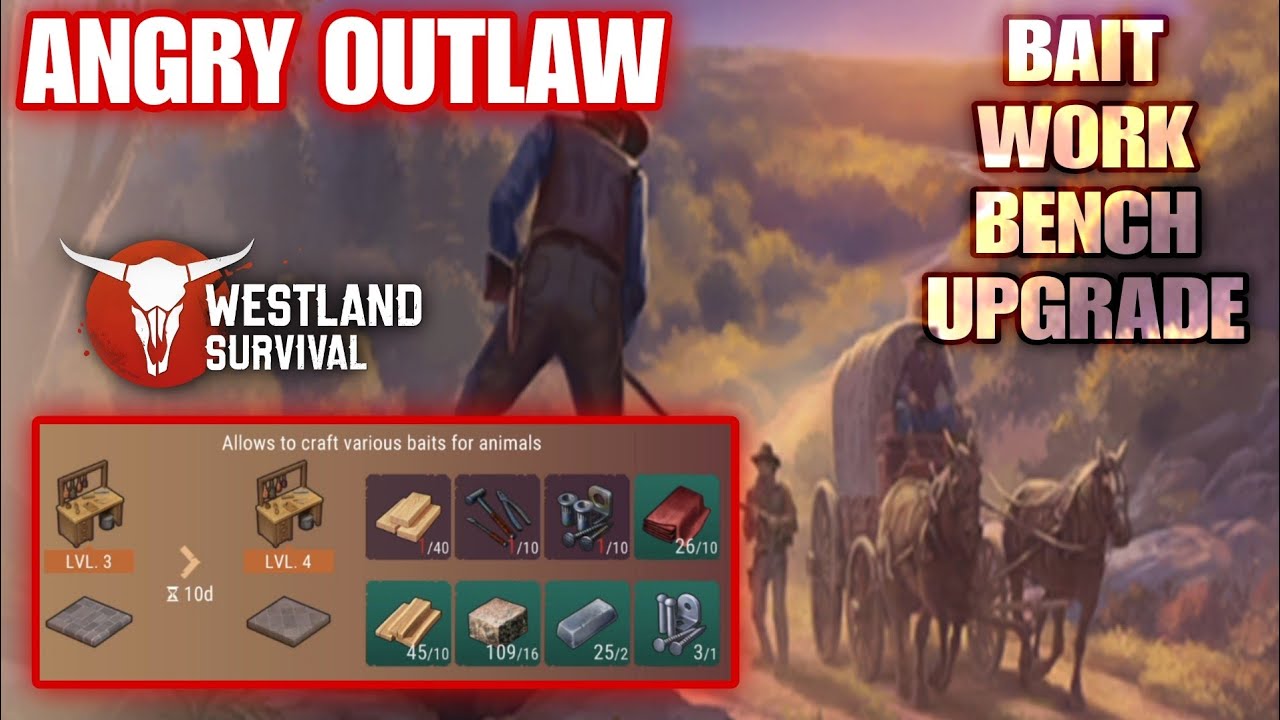 Upgrading Bait Craft Bench | Unexpected Old Road Event in Westland Survival