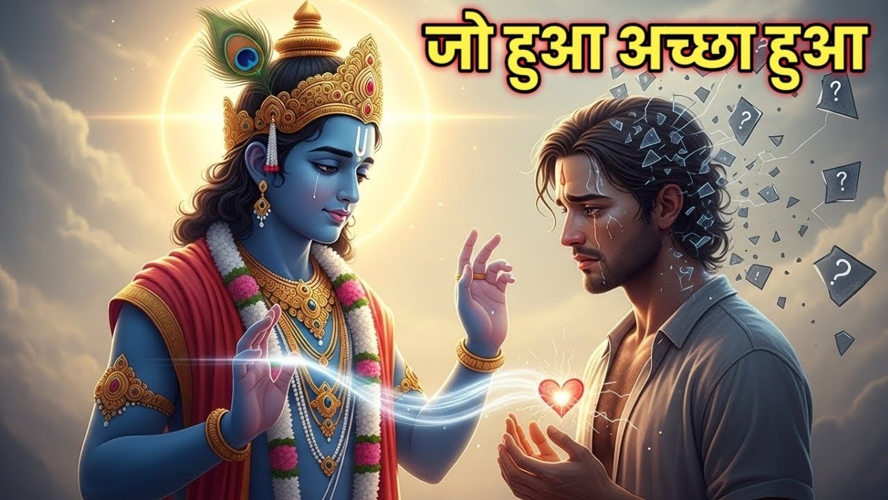 जो हुआ अच्छा हुआ, जो हो रहा है अच्छा हो रहा है।🕉️🚩 Krishna Motivation