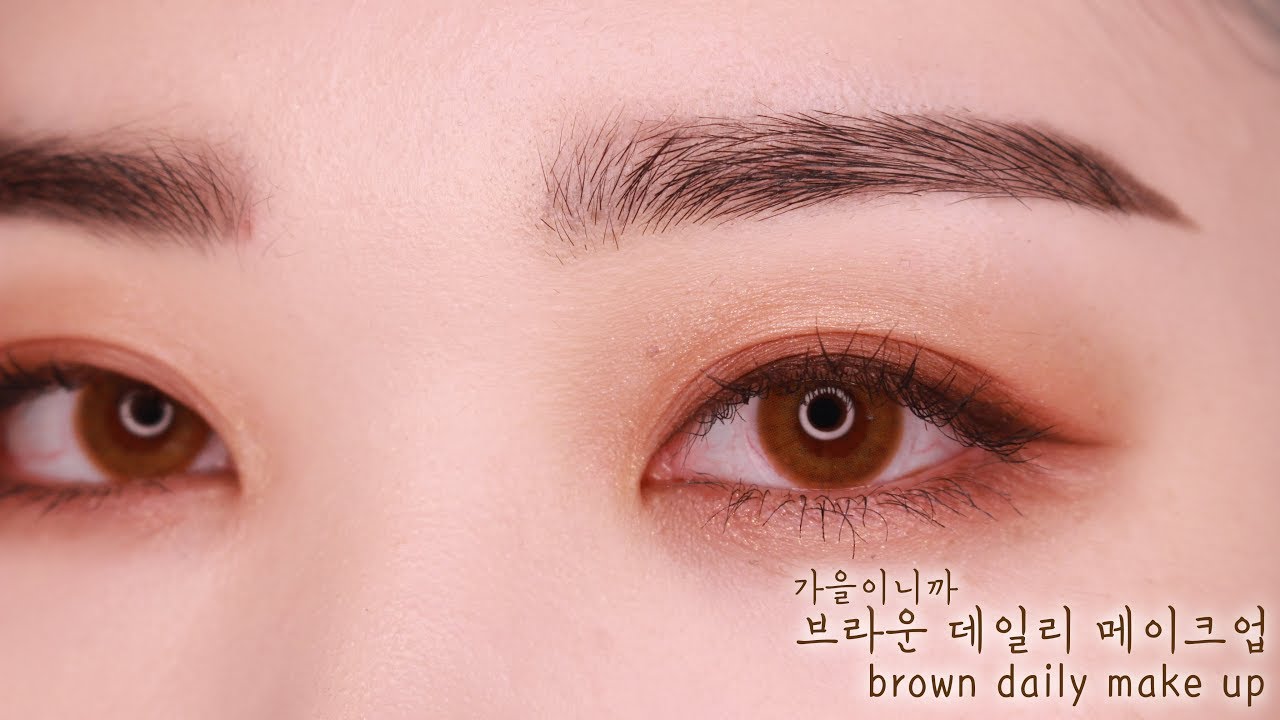 브라운 데일리메이크업 (Brown daily make up) | 비비아라 (BBeyeliner make up)