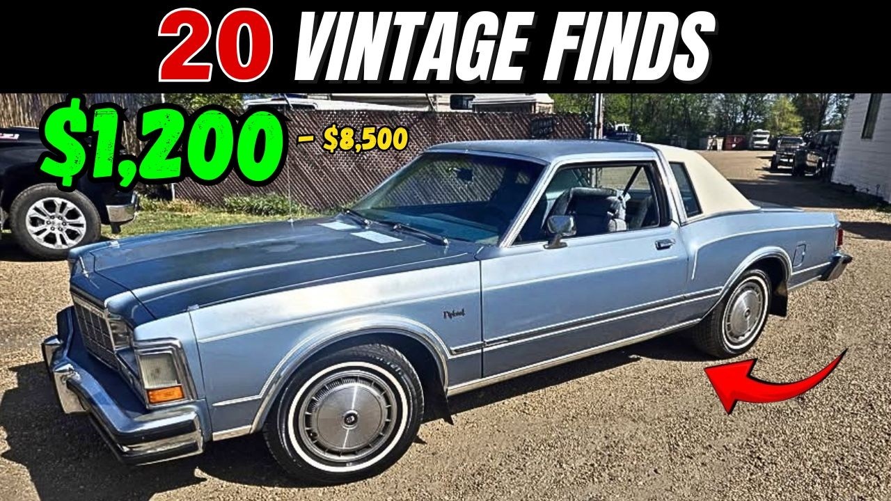 20 Classic Cars You Can Buy for $1,200&ndash;$8,500!