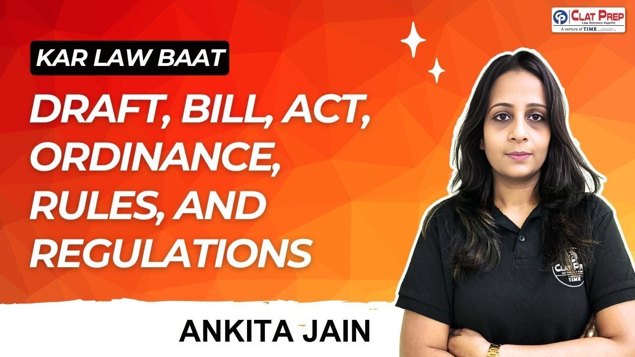 What&rsquo;s the difference between a Draft, Bill, Act, Ordinance, Rules, and Regulations?  #LegalProcess