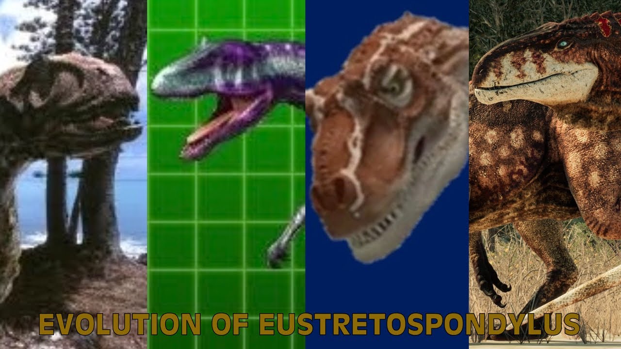 Evolution Of Eustretospondylus In TV Shows, Documentaries, Games, & Paleo Media