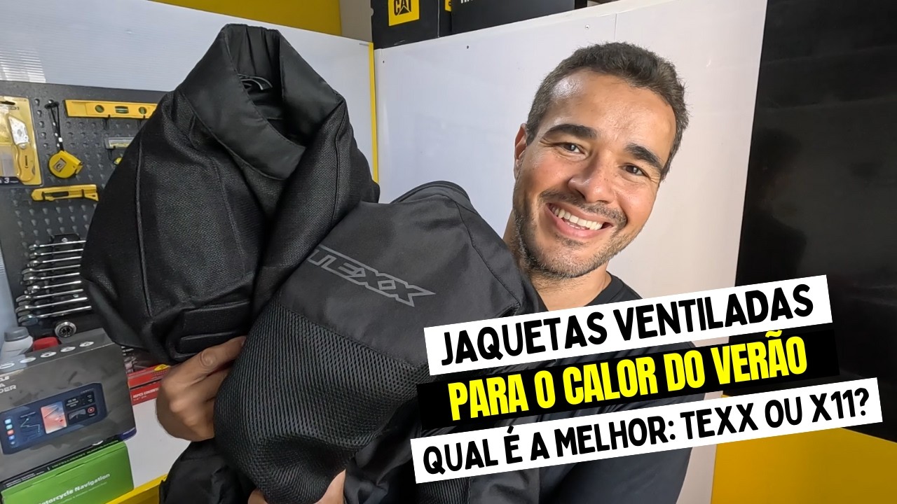 JAQUETA VENTILADA PARA O VERÃO: TEXX RONIN AIR OU X11 SUPER AIR