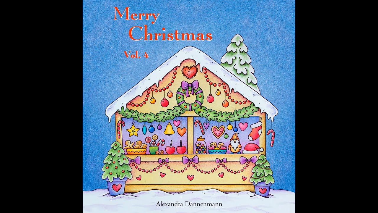Merry Christmas - Volume 4: A beautiful Christmas Coloring Book for Adults for Relaxation.