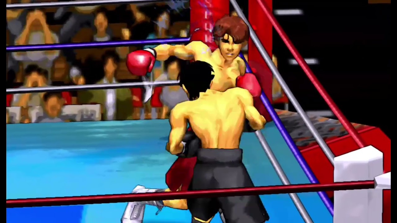 Nekota vs Vorg Hajime no ippo psp (cuartos de final del torneo) 