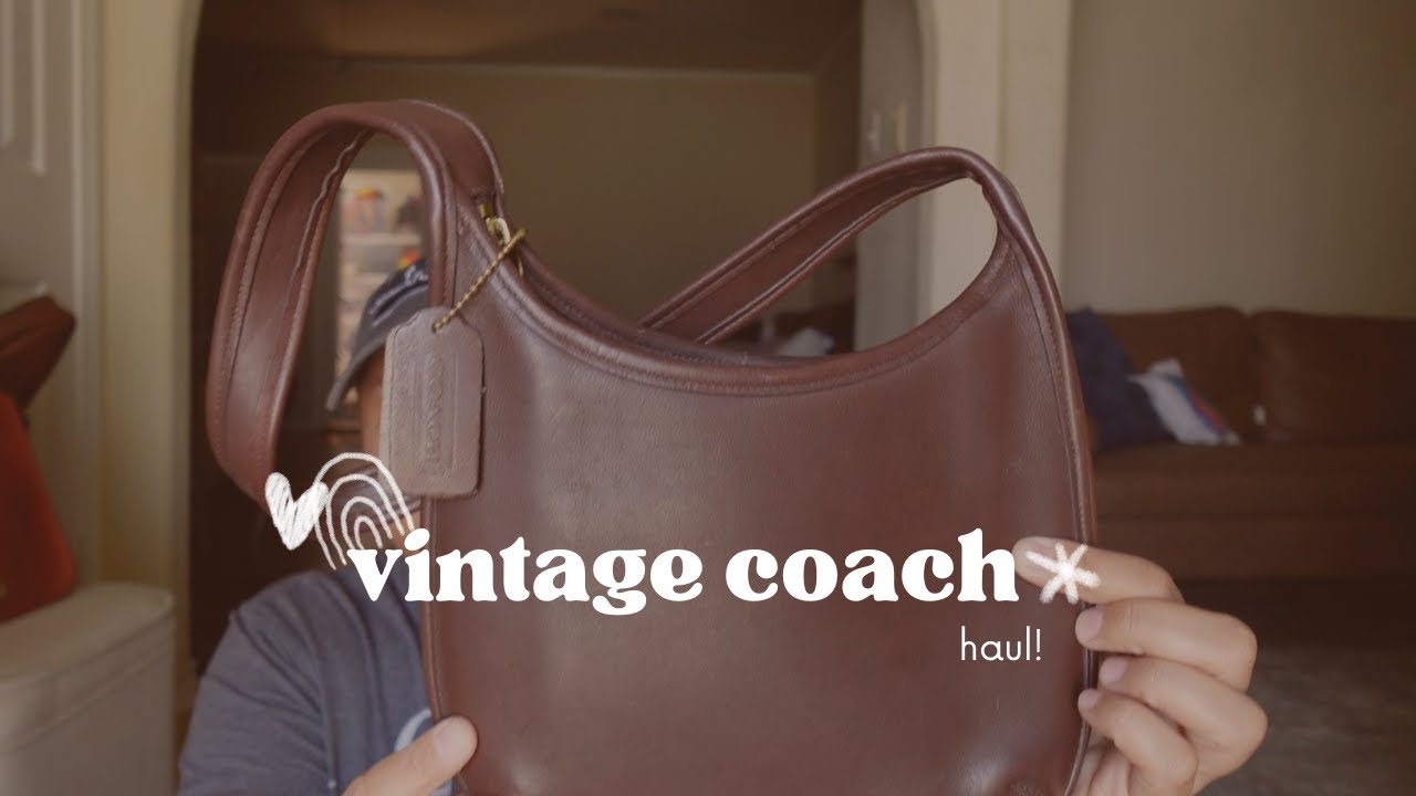 More Vintage Coach Handbags| Yardsale Haul| Designer Purse Haul